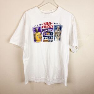 NBA Lakers Kobe Bryant 2002 White Tee Shirt